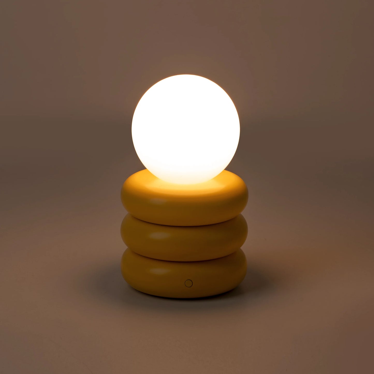 Yolk yellow cordless table lamp
