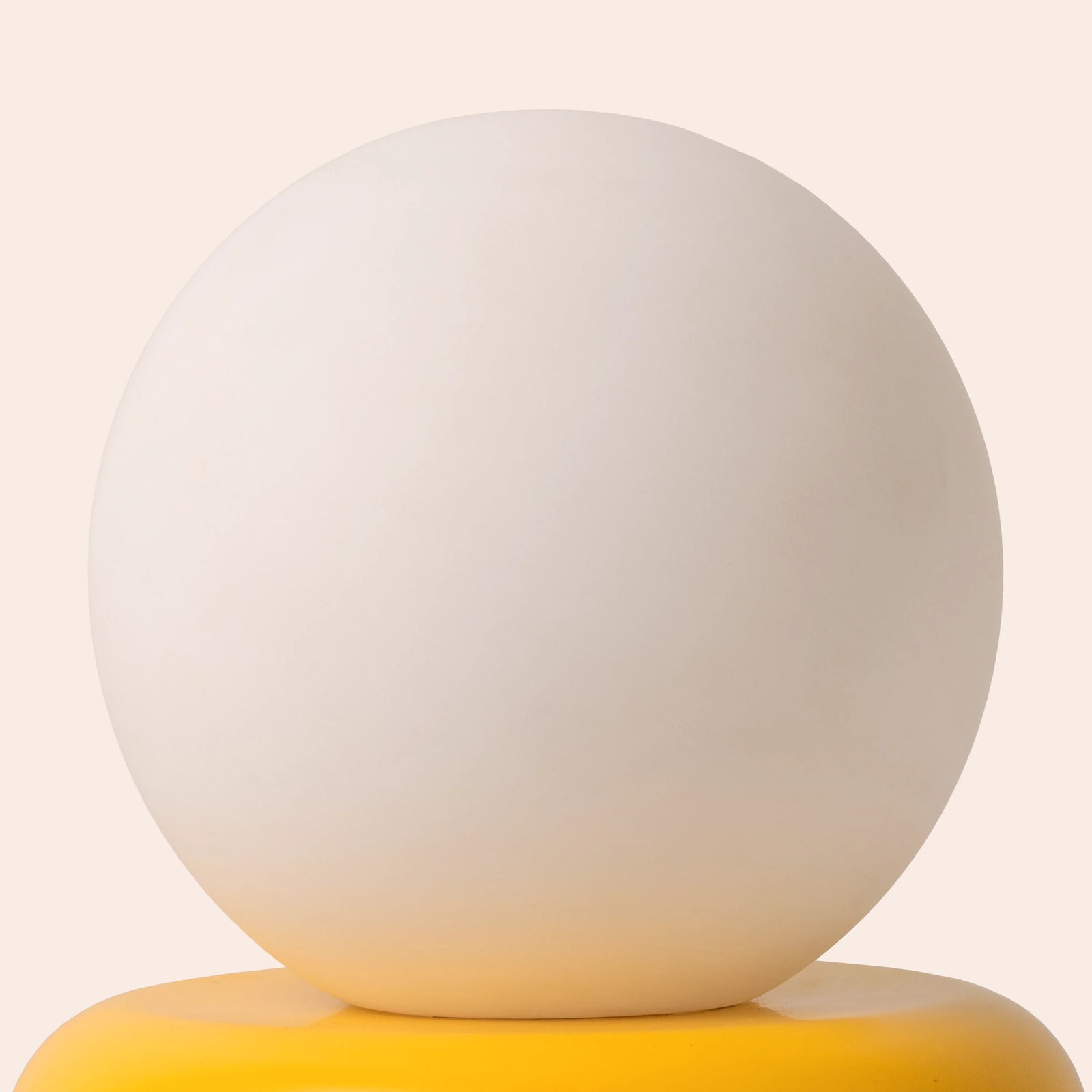 Yolk yellow cordless table lamp
