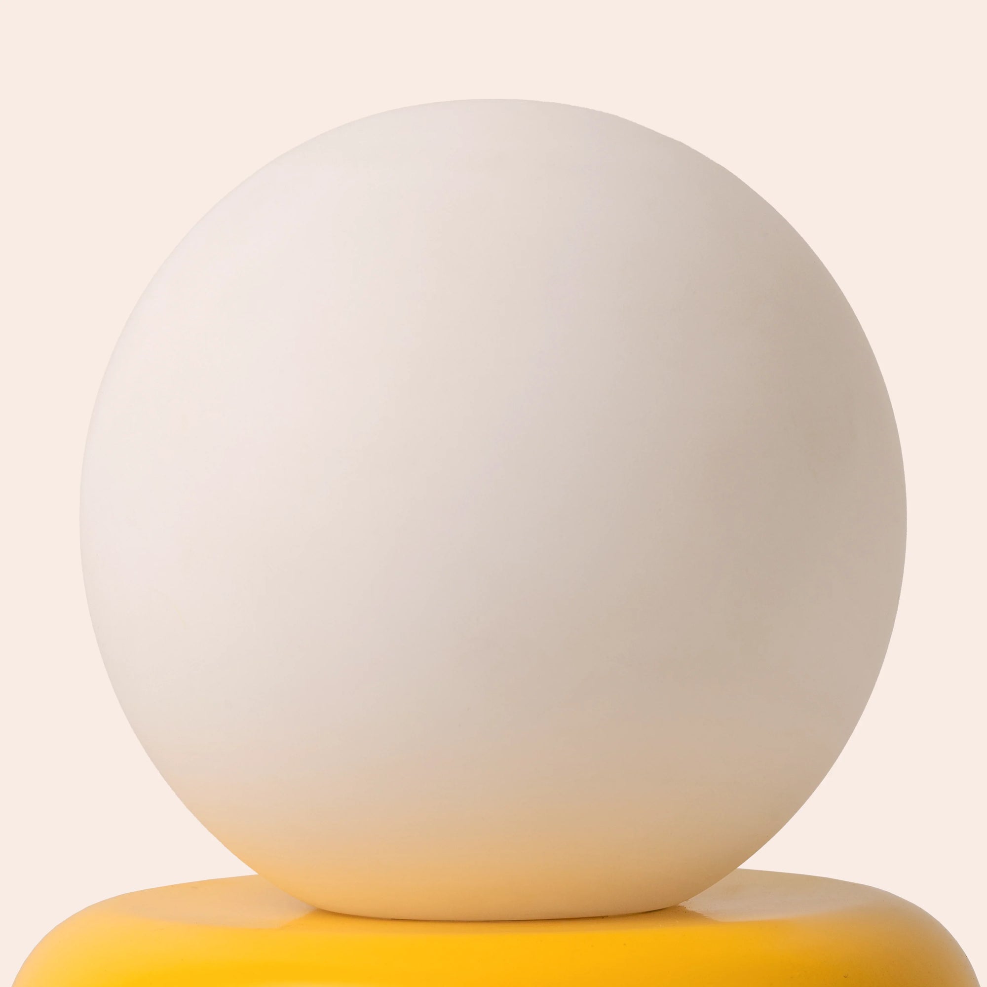 Yolk yellow cordless table lamp