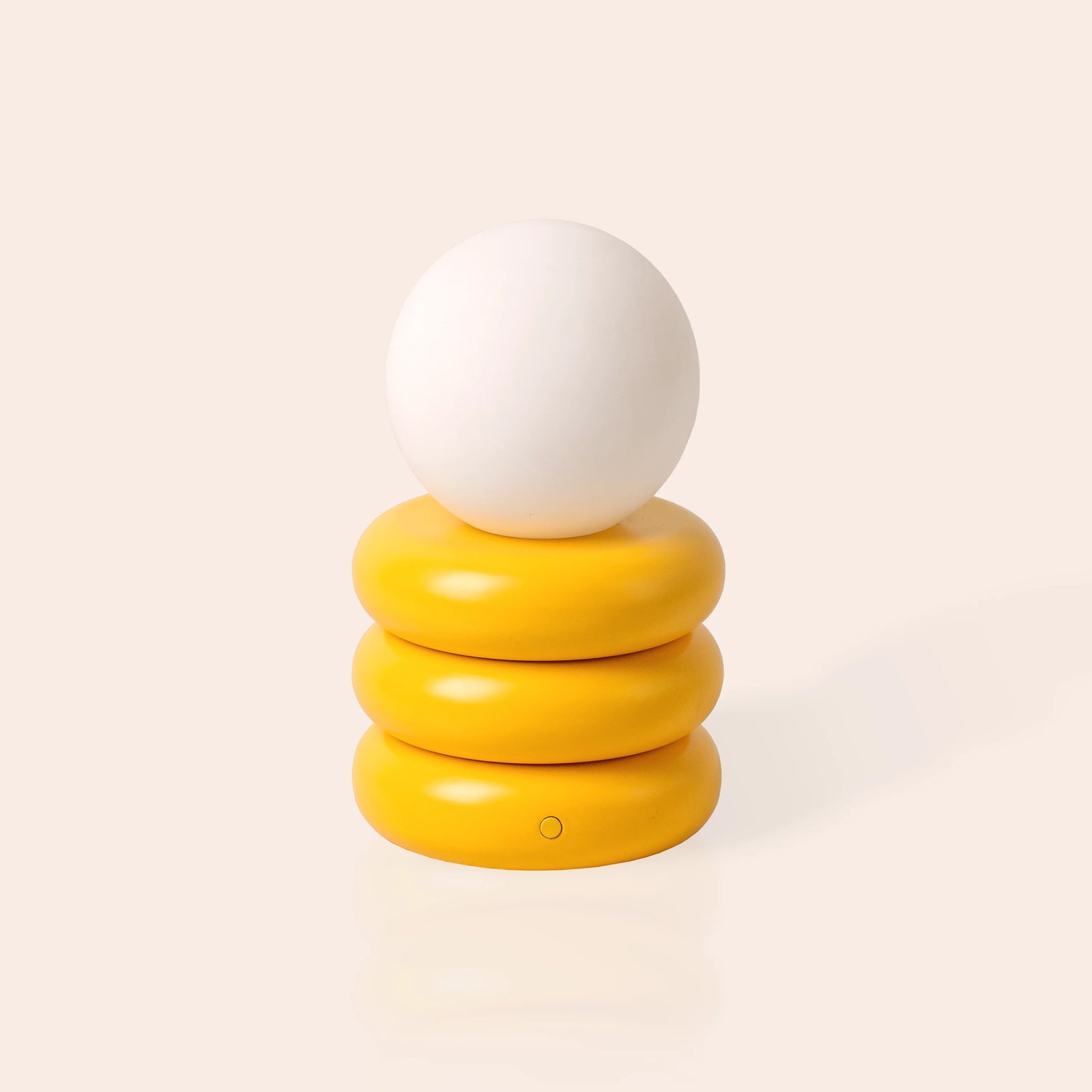 Yolk yellow cordless table lamp