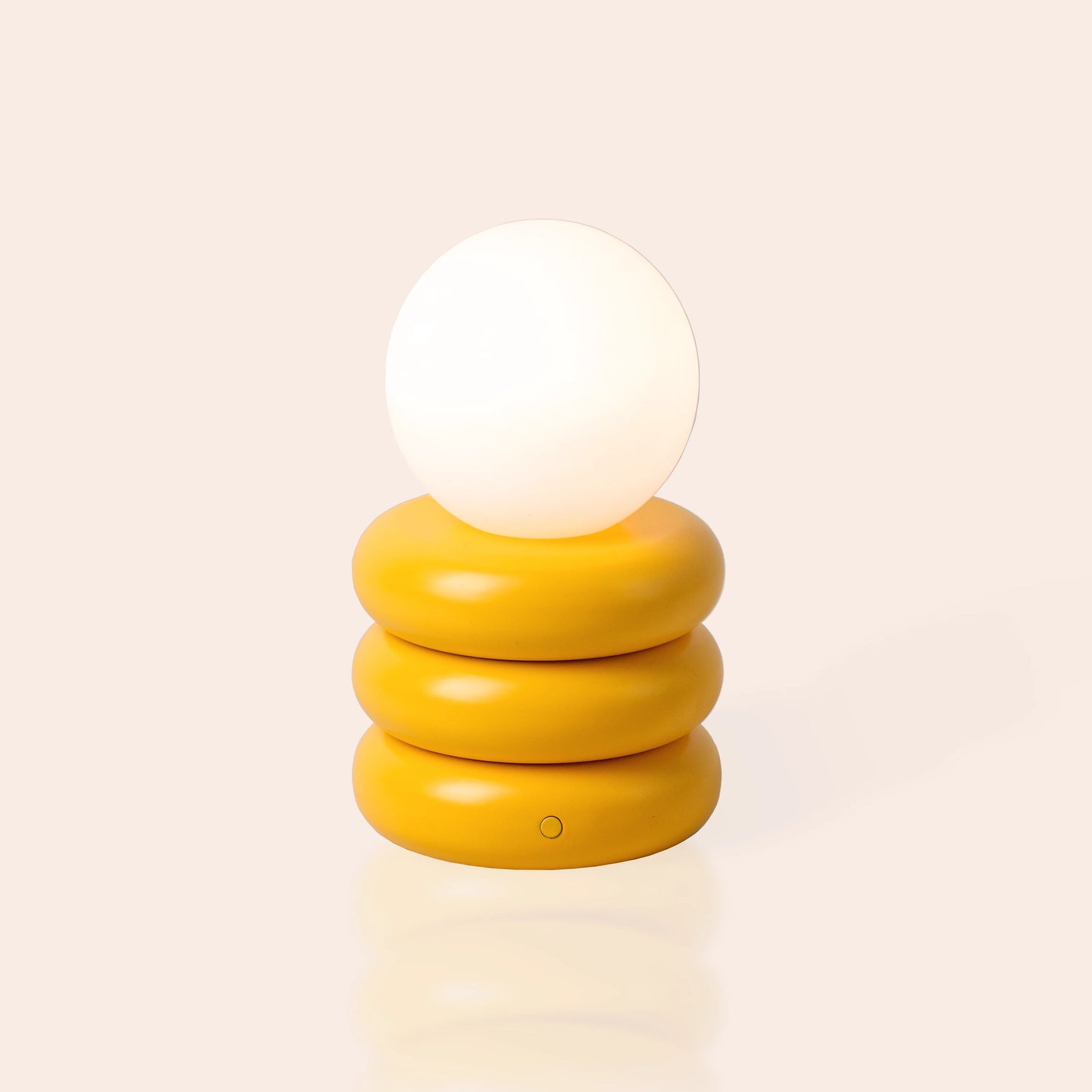 Yolk yellow cordless table lamp