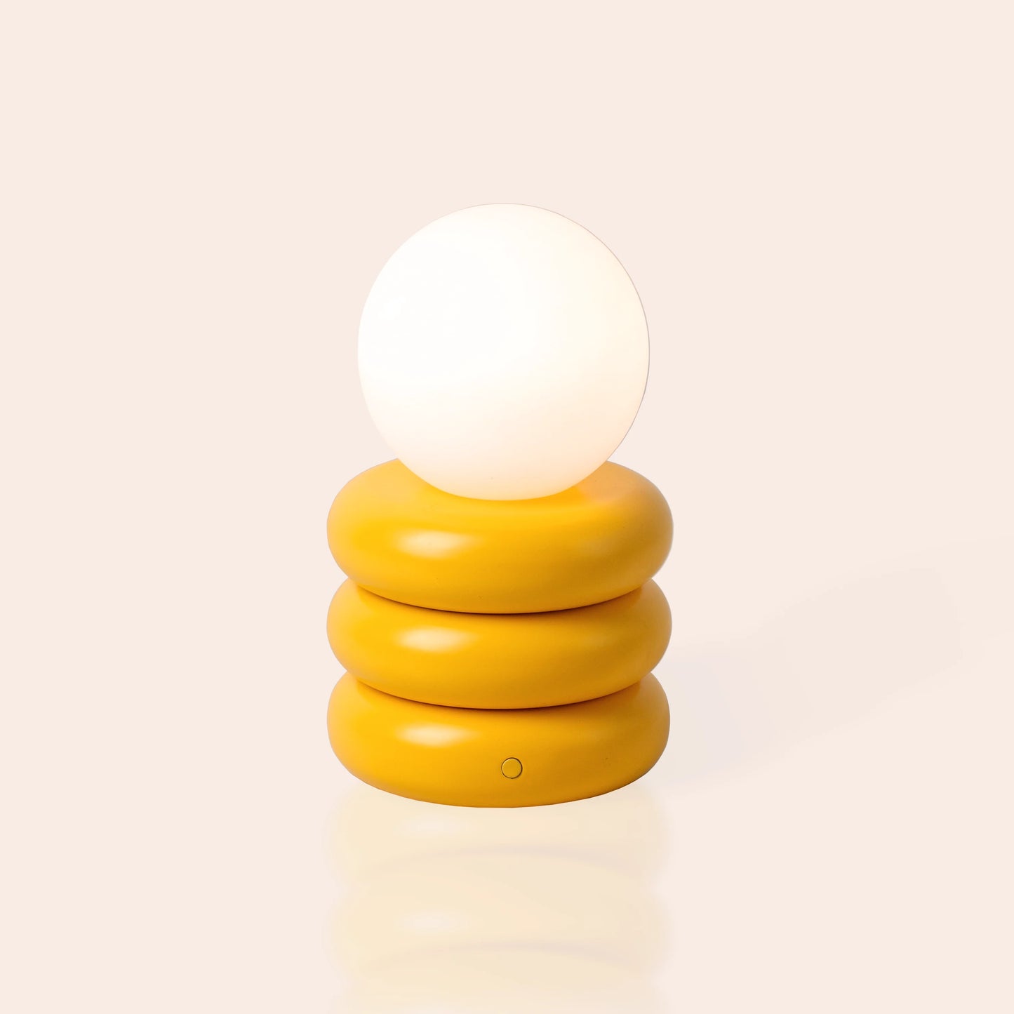 Yolk yellow cordless table lamp
