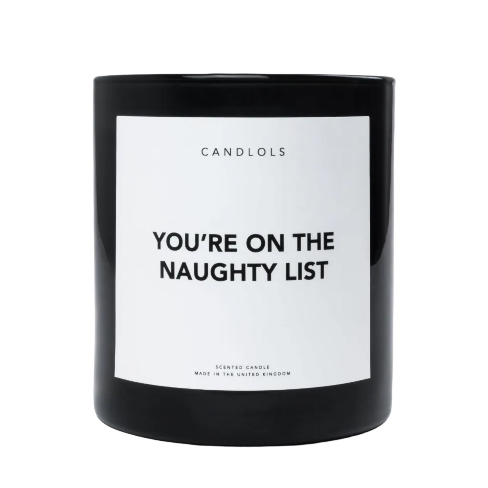 You're On The Naughty List, Luxury Scented Candle