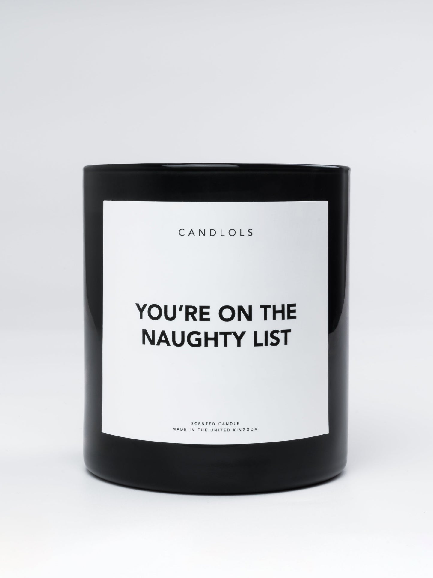 You're On The Naughty List, Luxury Scented Candle