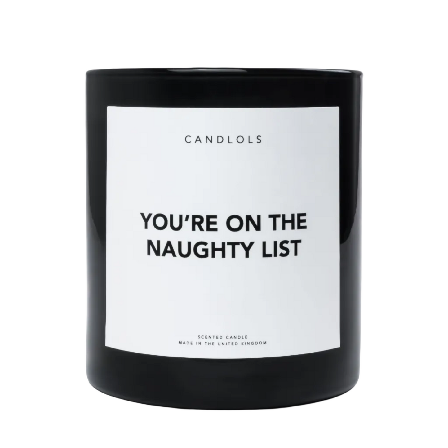 You're On The Naughty List, Luxury Scented Candle
