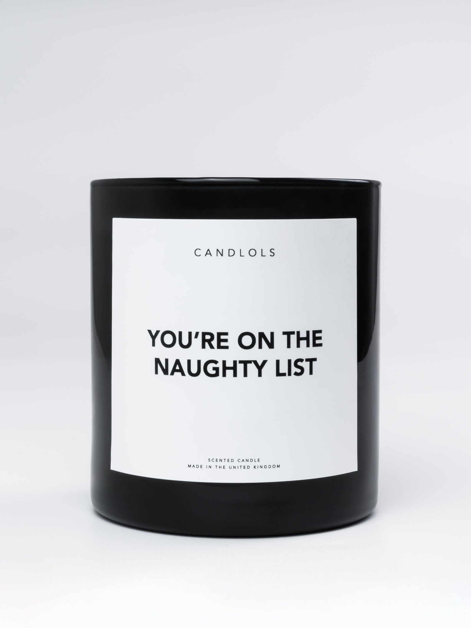 You're On The Naughty List, Luxury Scented Candle