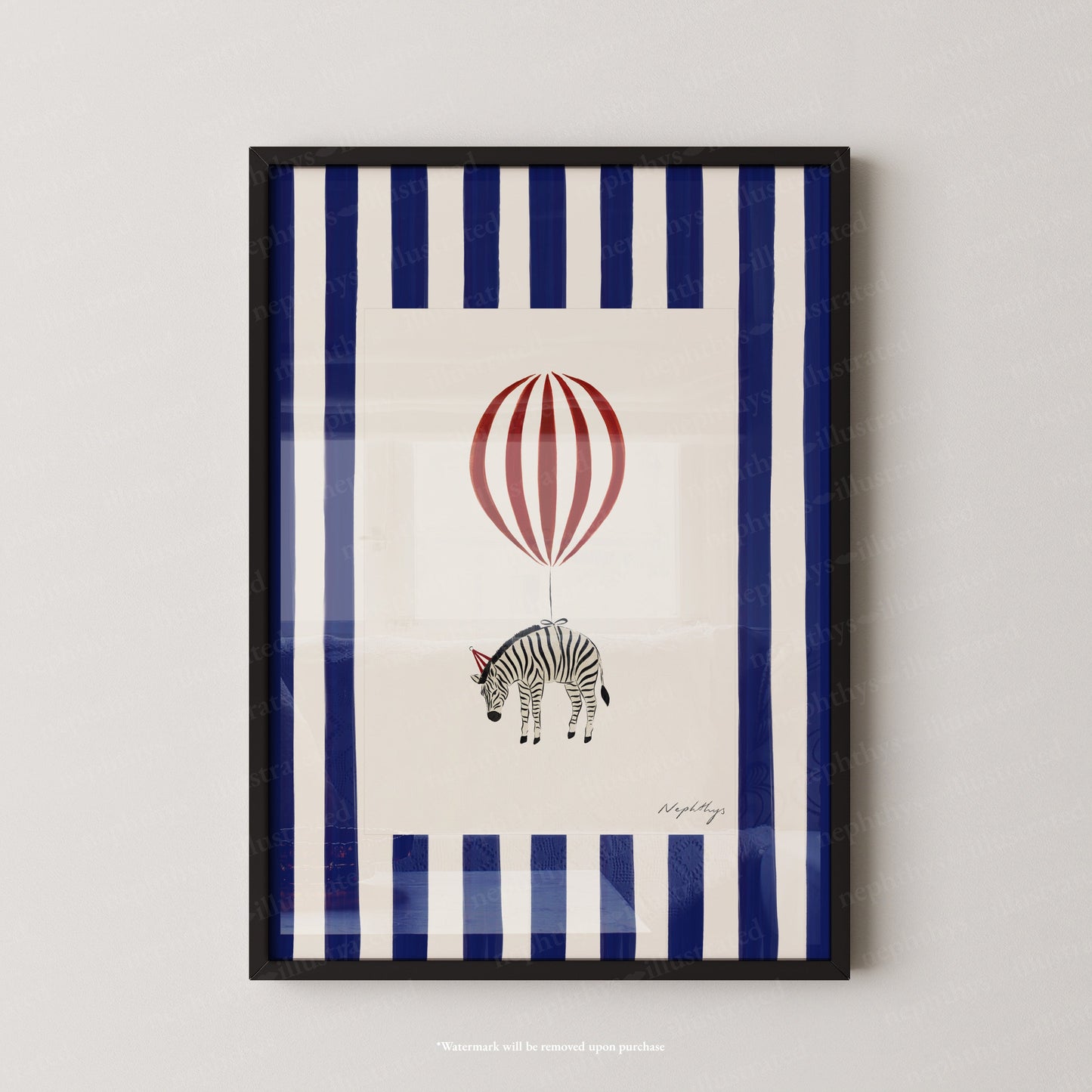 Zebra Balloon
