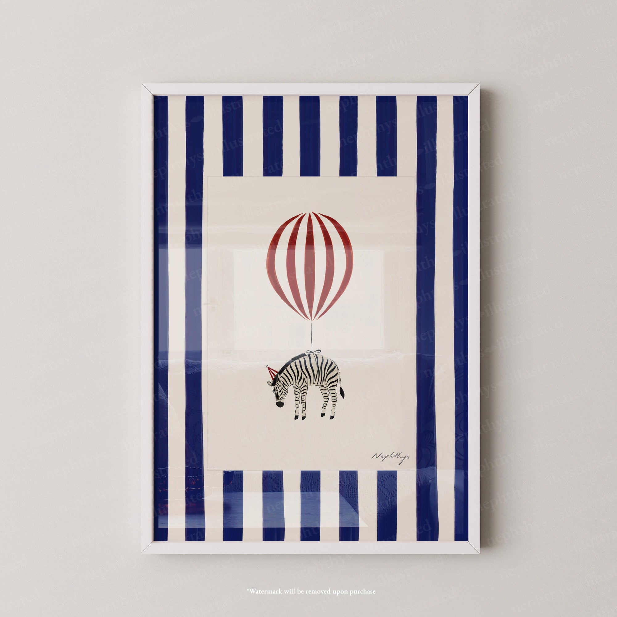 Zebra Balloon
