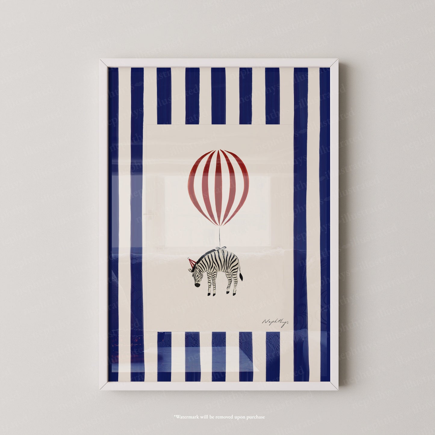 Zebra Balloon
