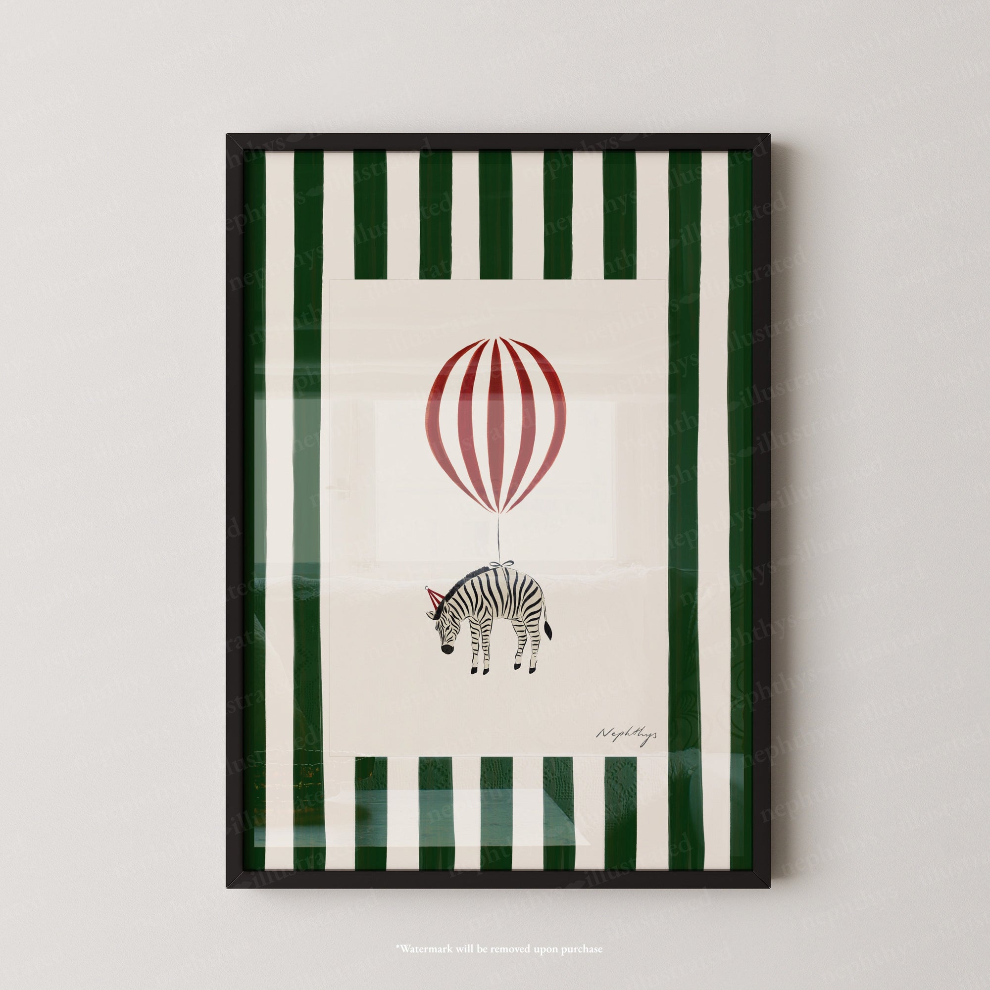 Zebra Balloon