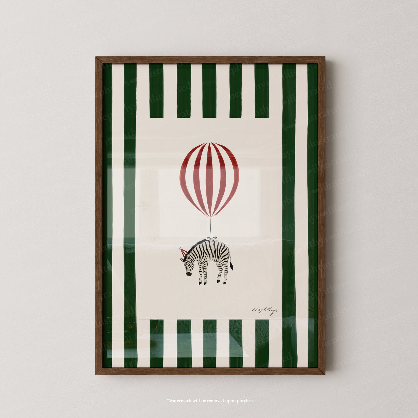 Zebra Balloon
