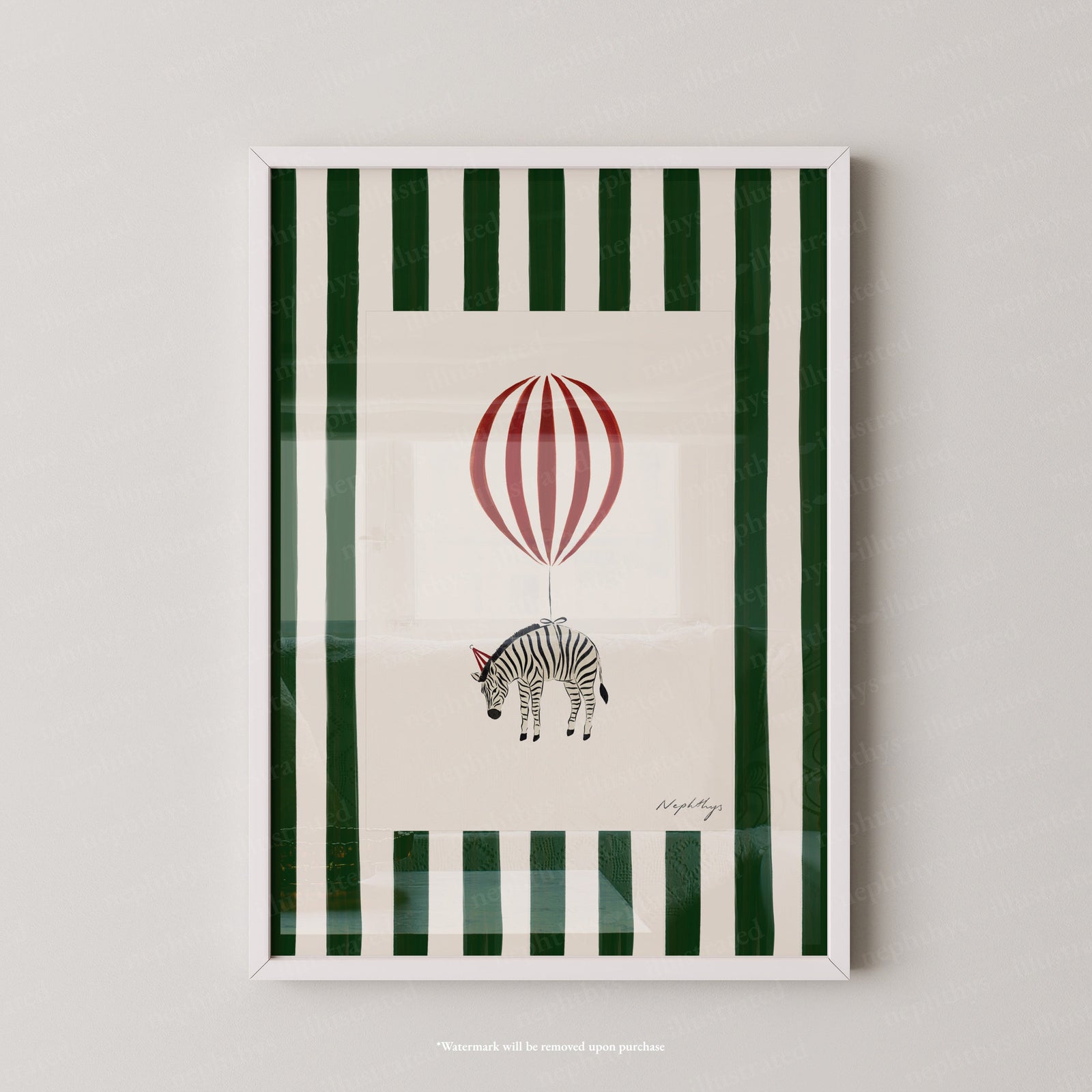 Zebra Balloon