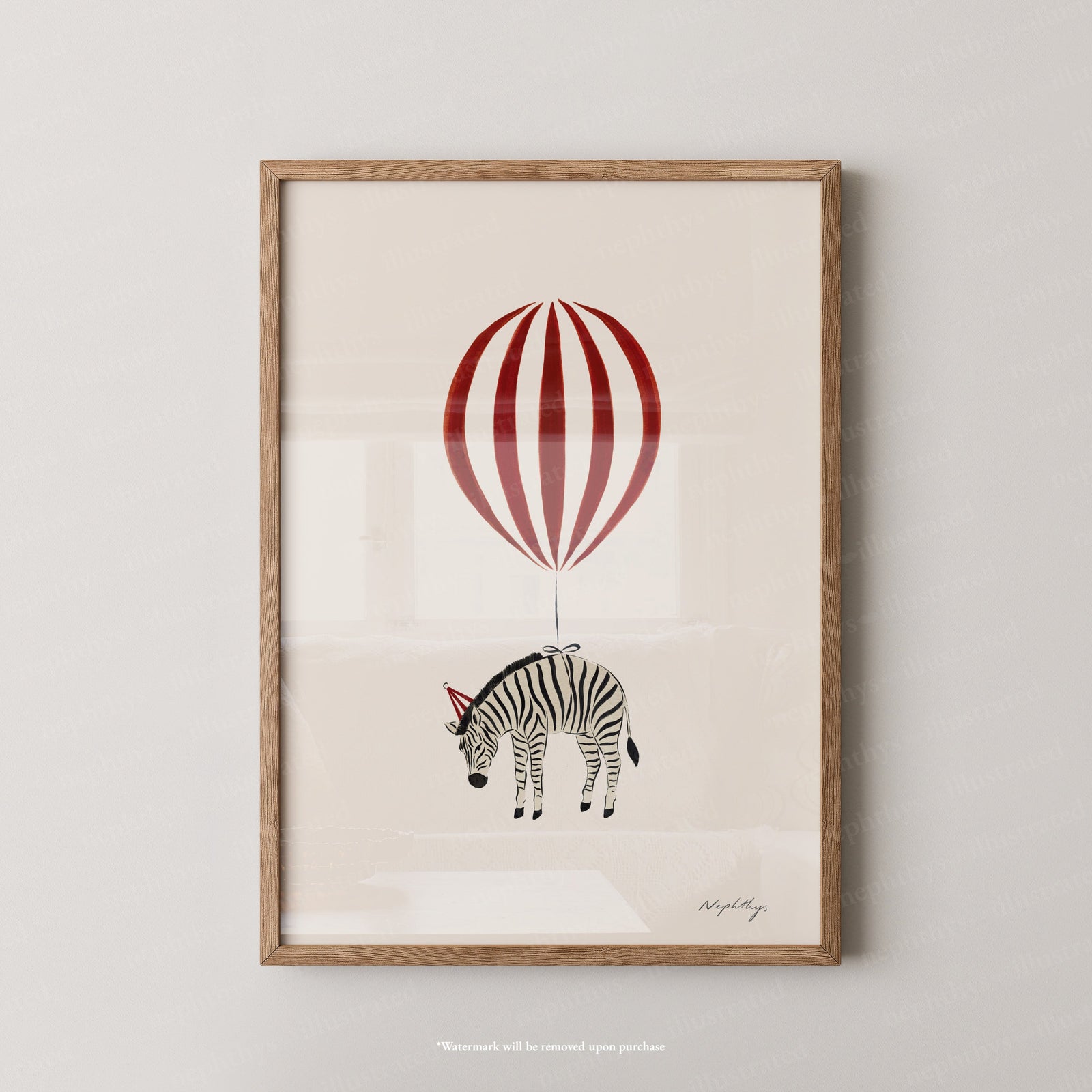 Zebra Balloon