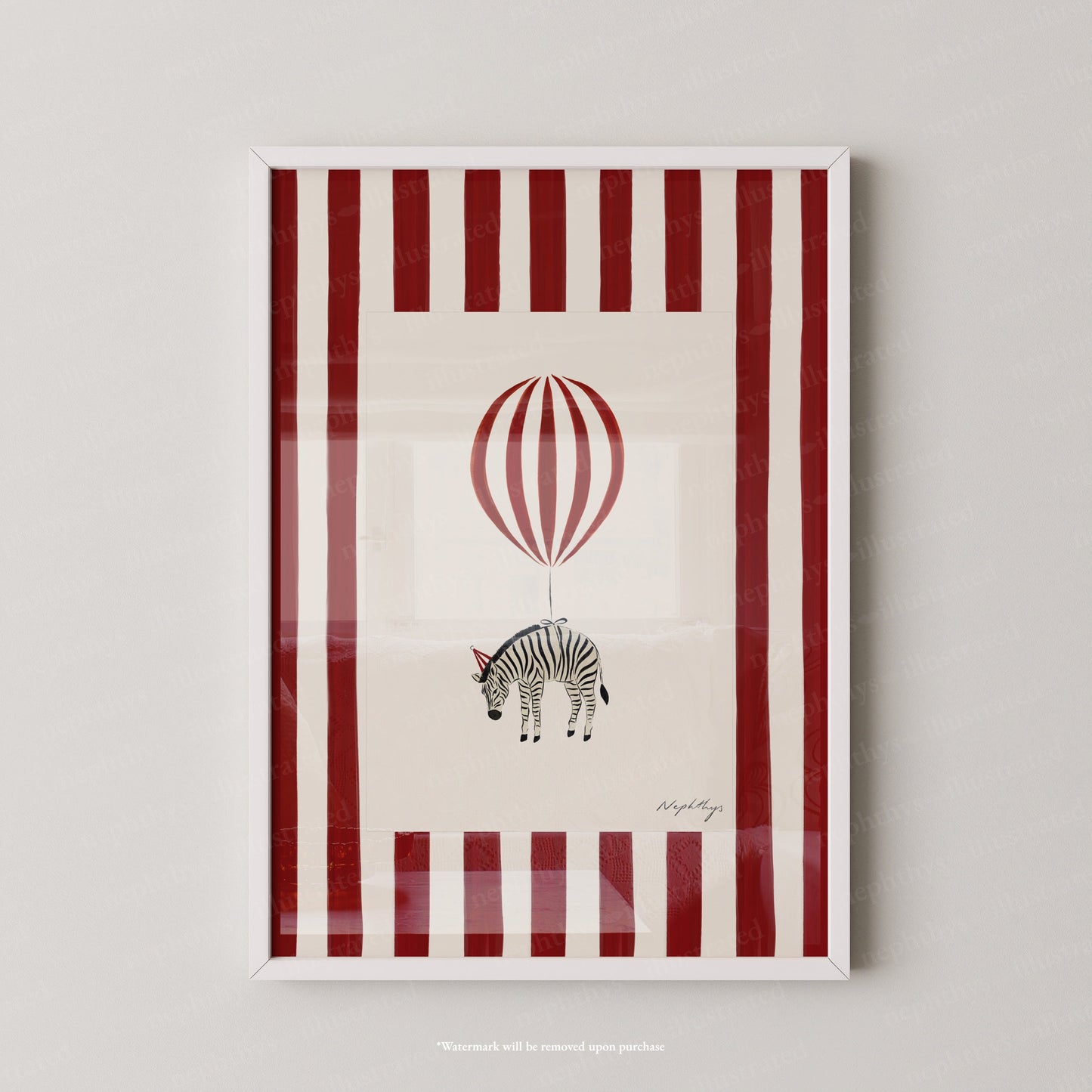 Zebra Balloon