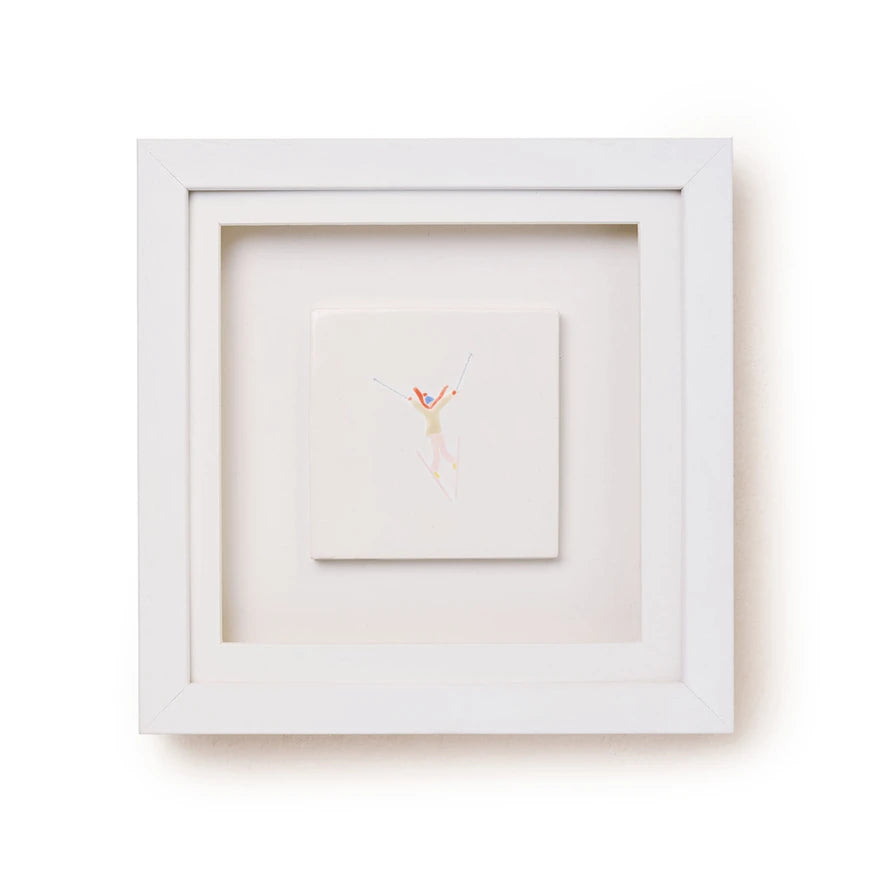 Framed Hand Painted Chatel Tile3