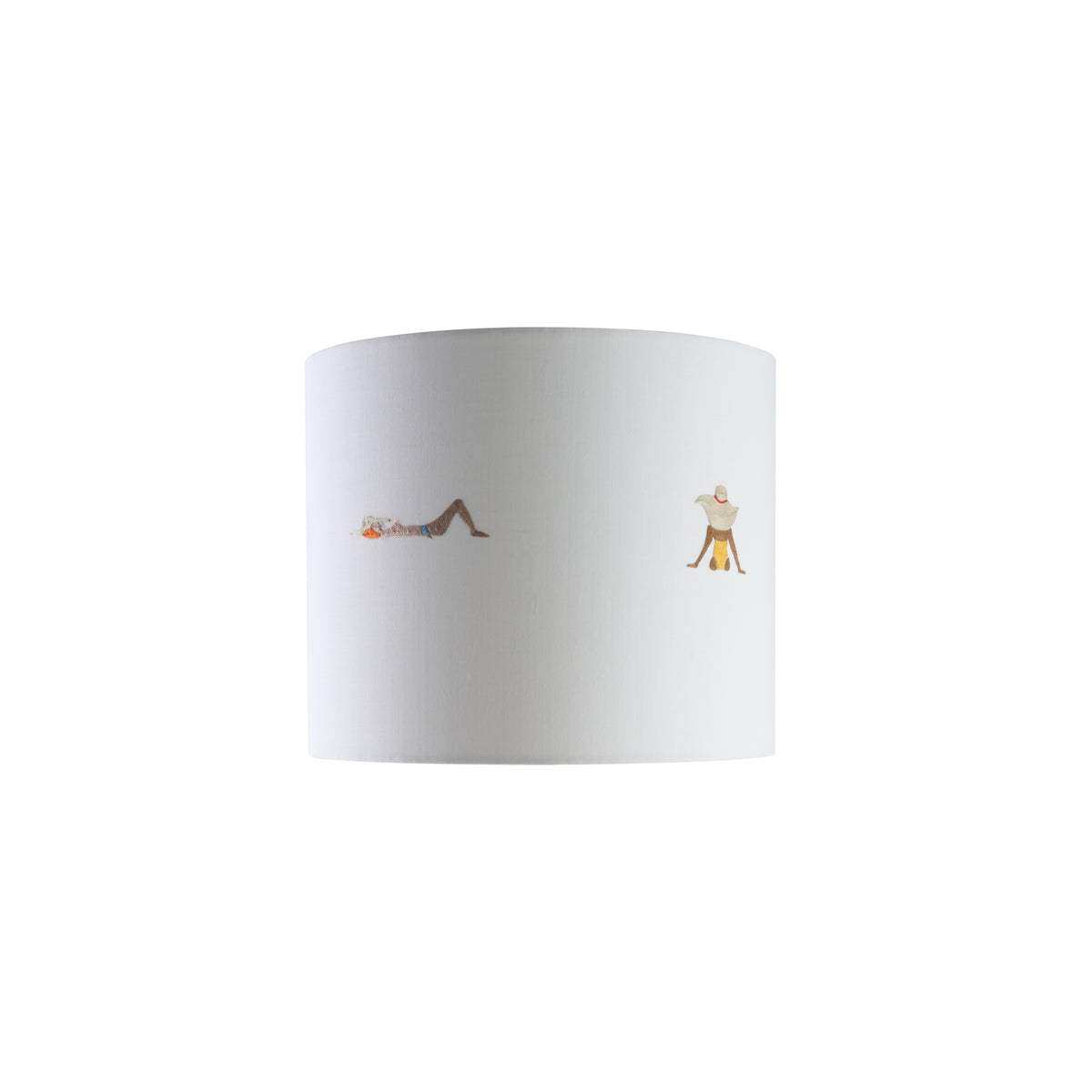 Pampelonne Hand Embroidered Small Lampshade