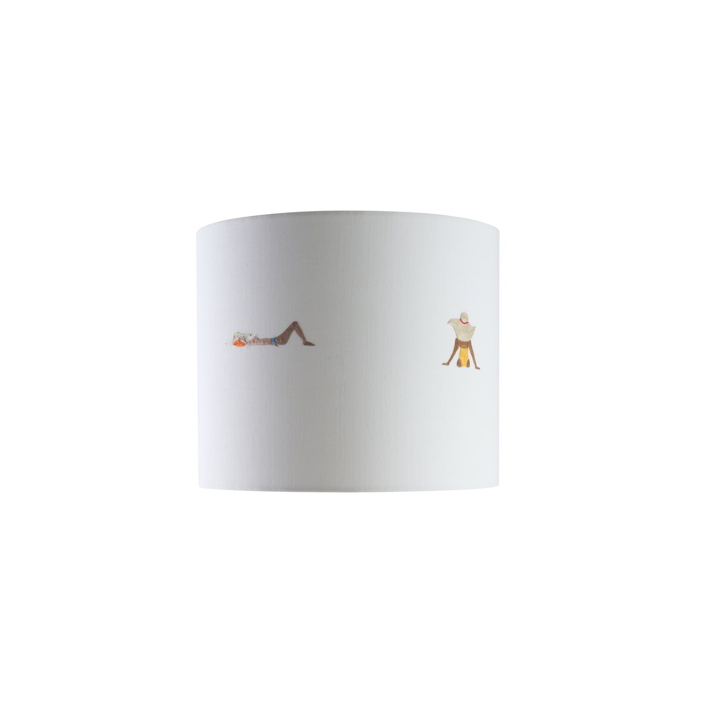 Pampelonne Hand Embroidered Small Lampshade