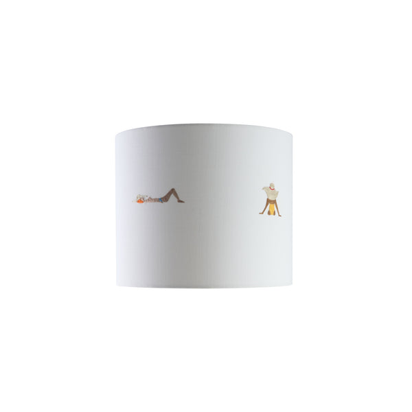 Pampelonne Hand Embroidered Small Lampshade