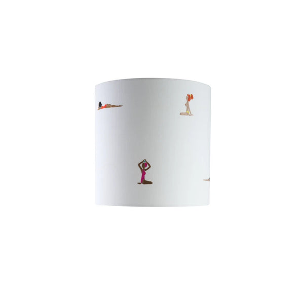 Pampelonne Hand Embroidered Large Lampshade
