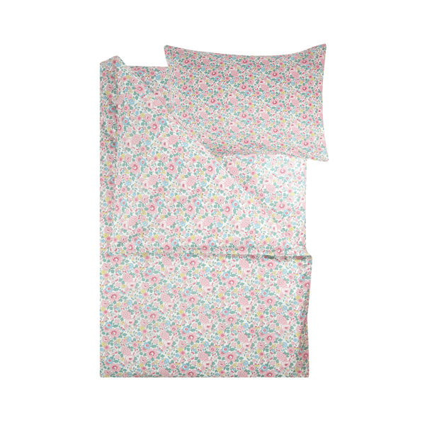 Duvet Set Made With Liberty Fabric Betsy Blossom Pink