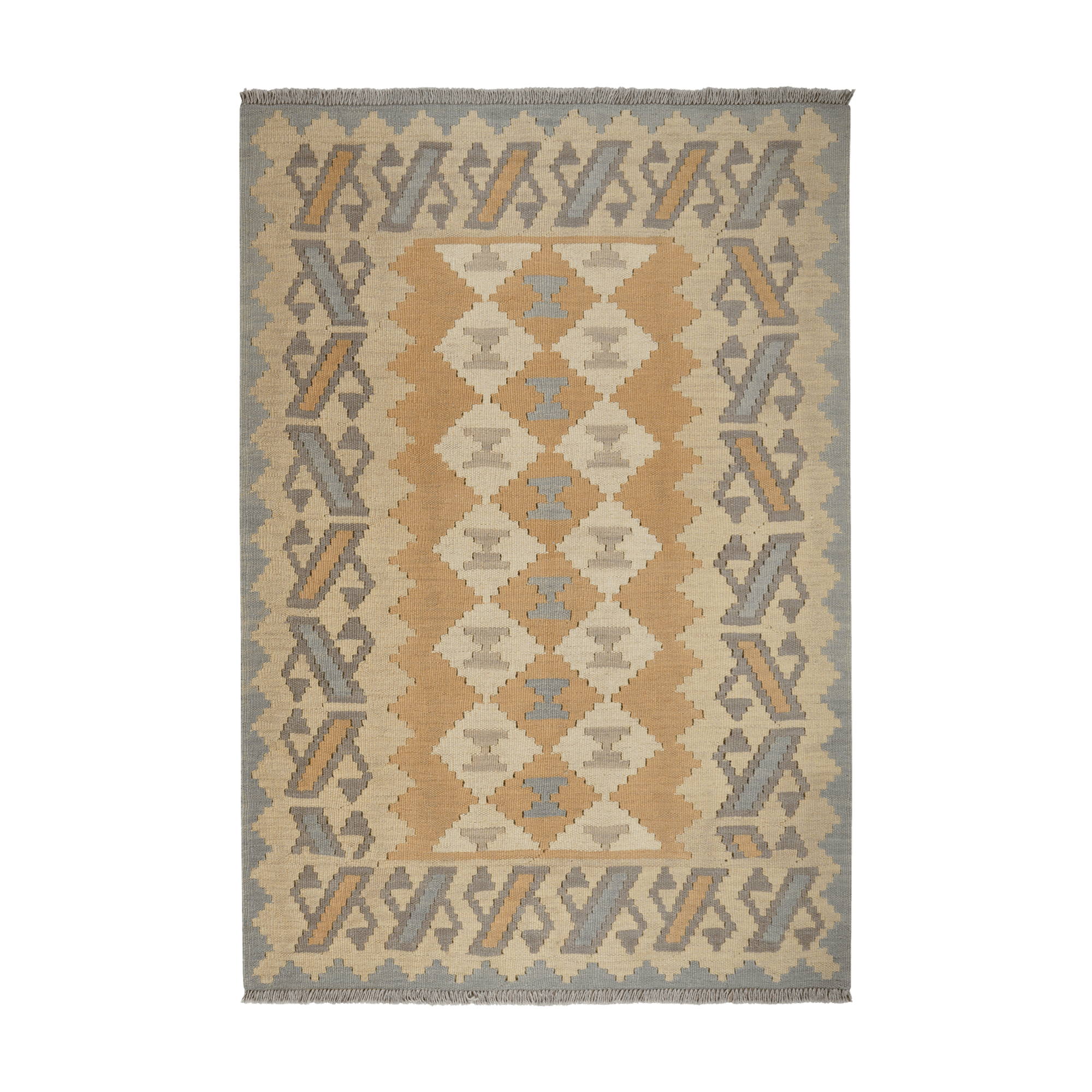 Kilim Gashgai Rug · Hand-Woven - Beige, 170x118 cm