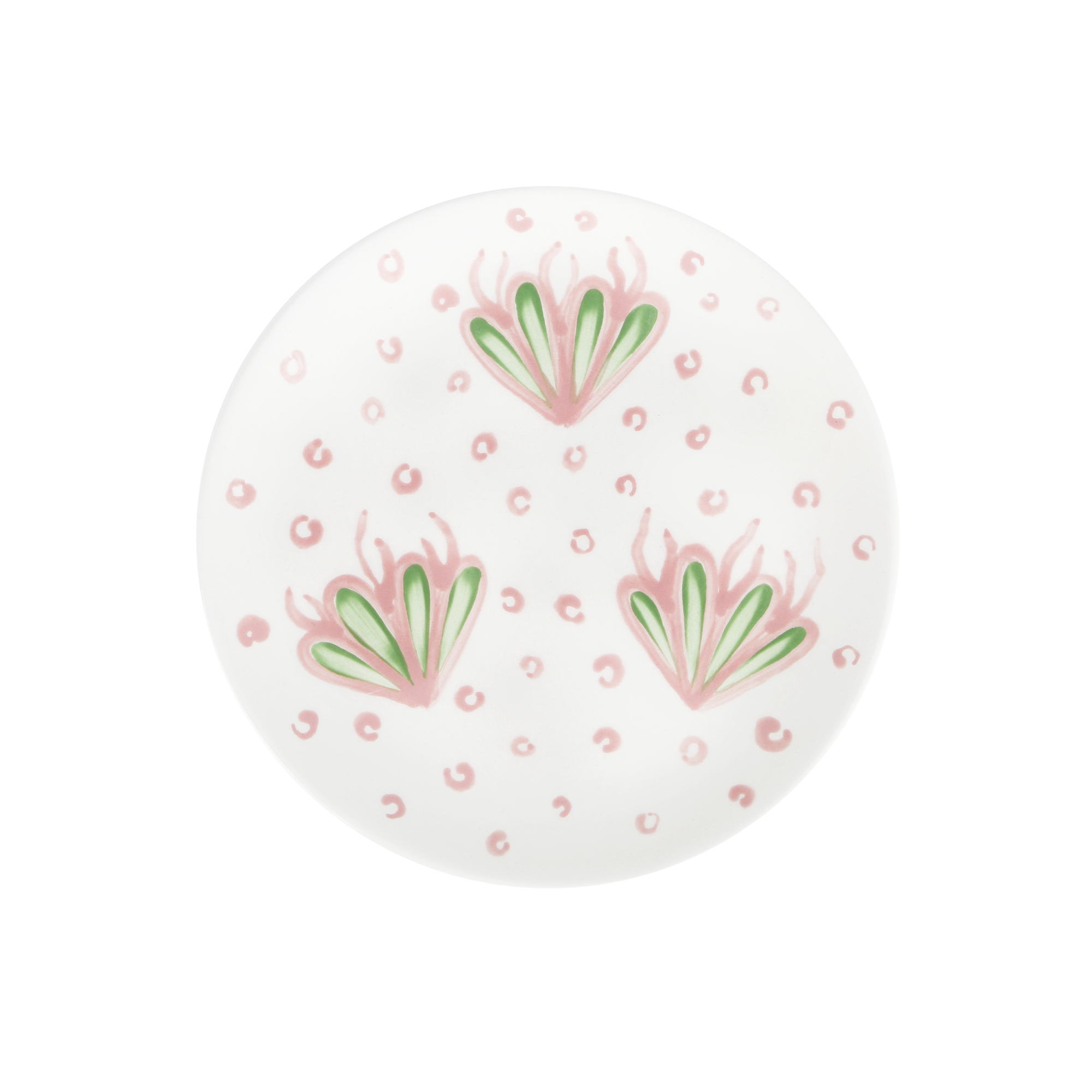 Pink Corals & Bubbles Plate