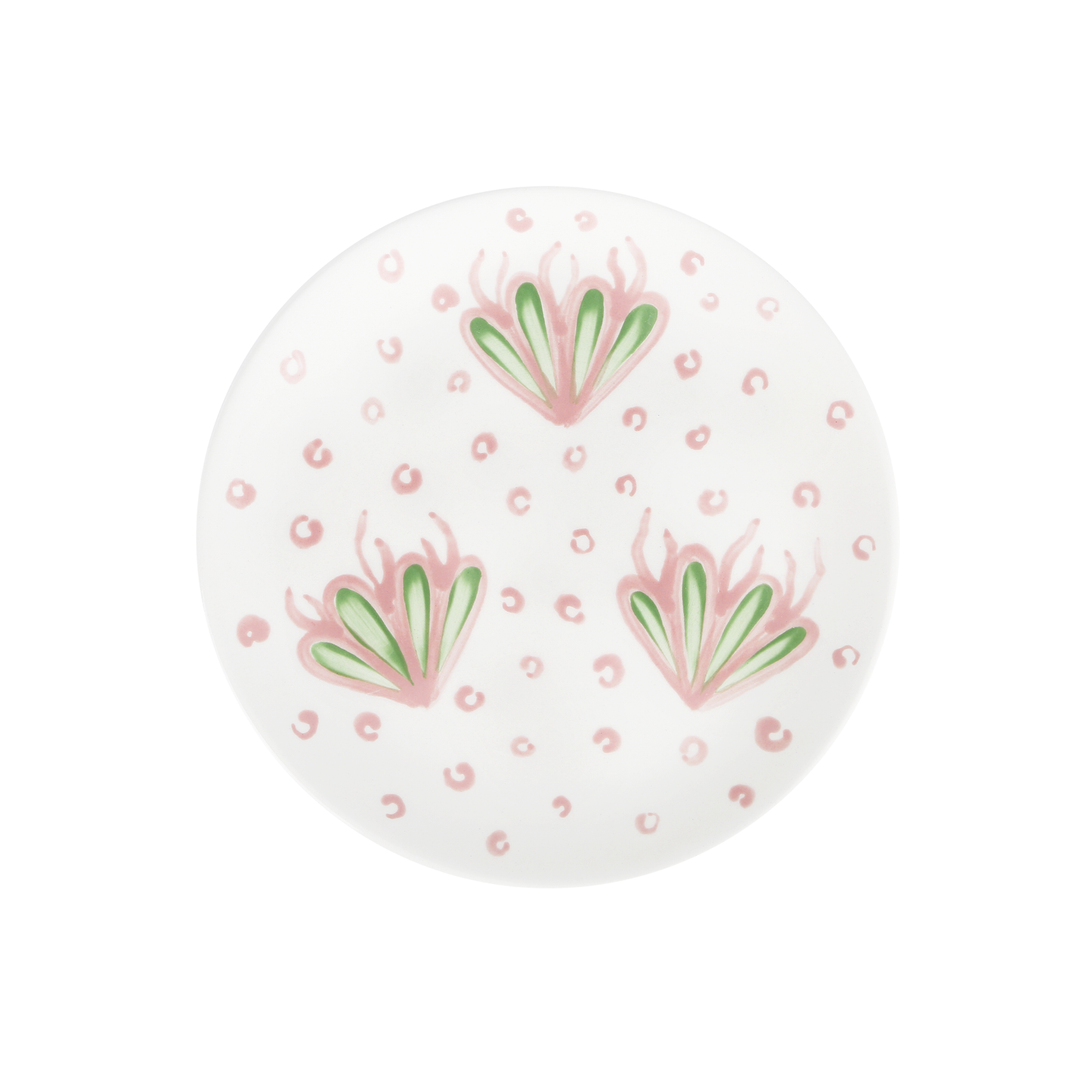Pink Corals & Bubbles Plate