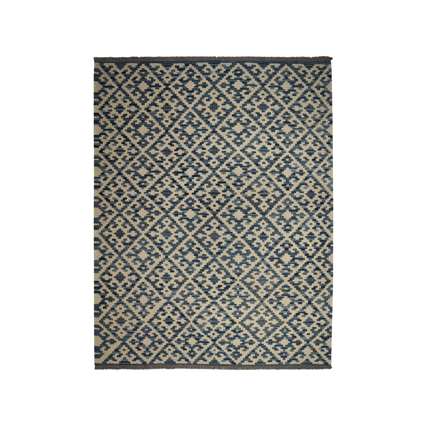 Kilim Gashgai Rug · Hand-Woven - Blue, 230x178 cm