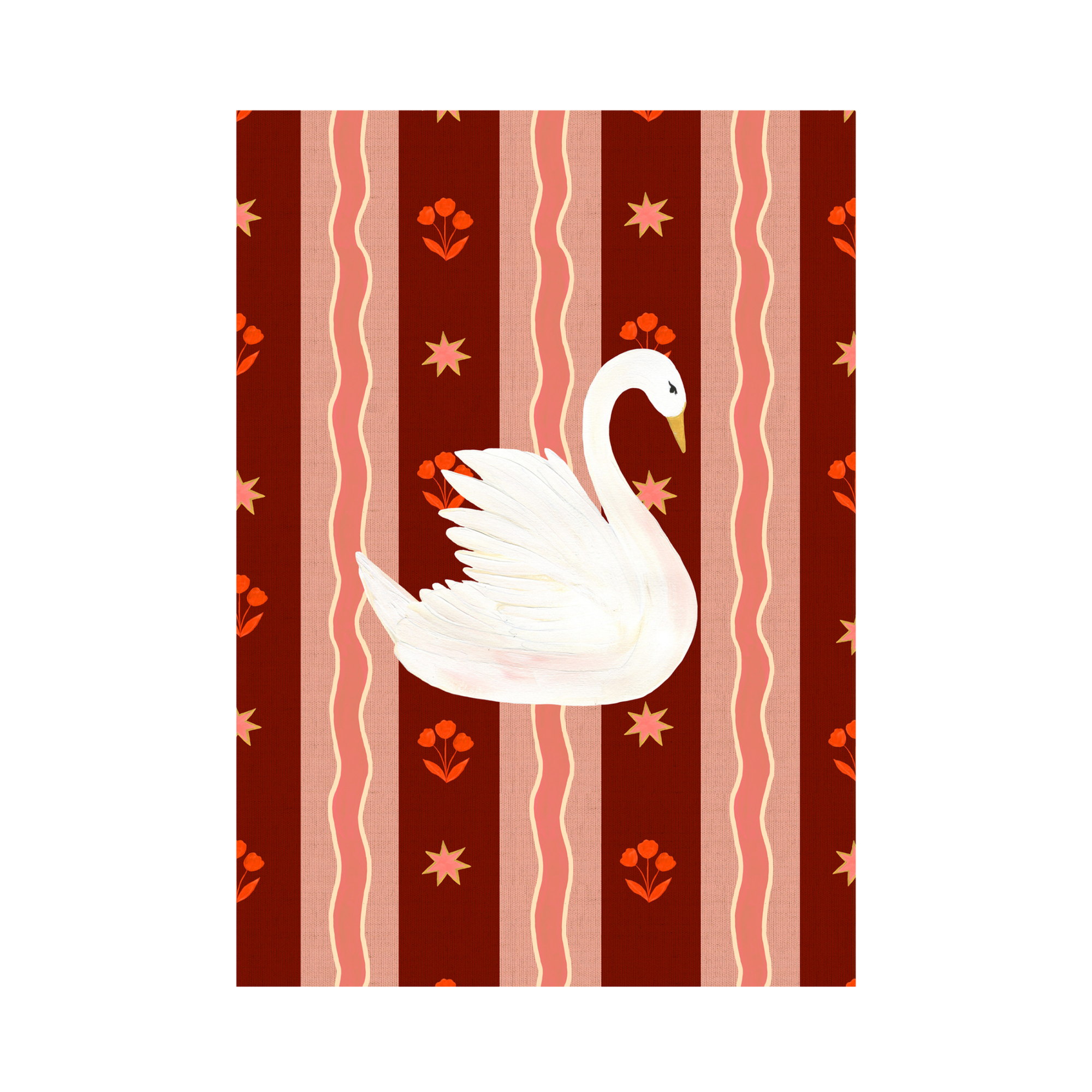 Celeste, Swan Art Print