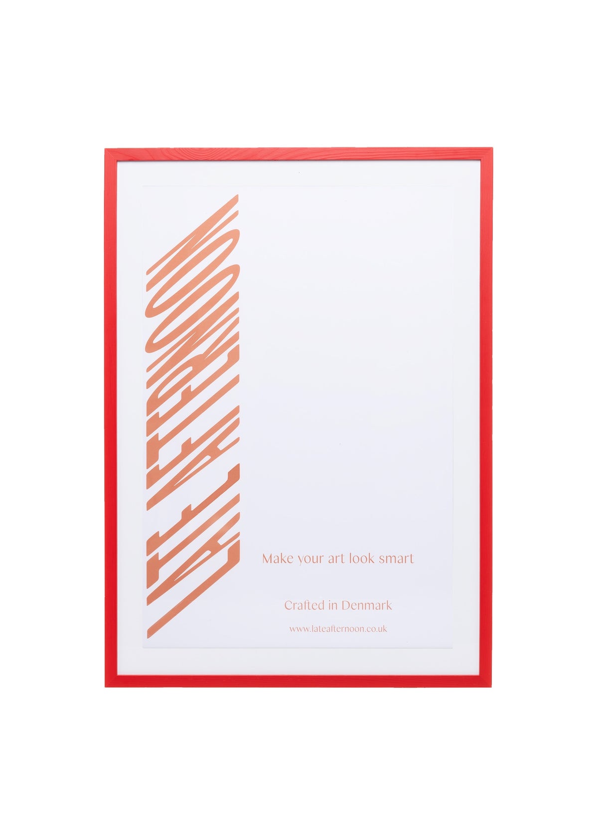 Venetian Red Wood Picture Frame