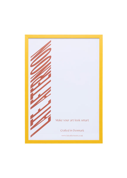 Naples Yellow Wood Picture Frame
