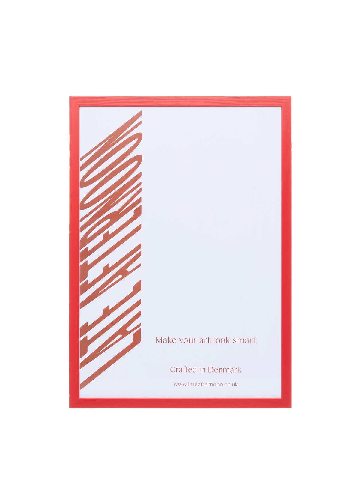 Venetian Red Wood Picture Frame