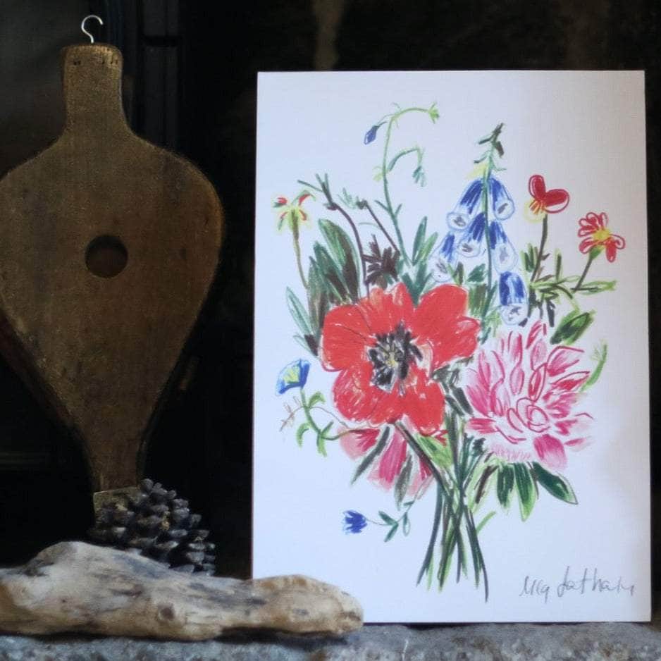 Floral Fusion Print - A3