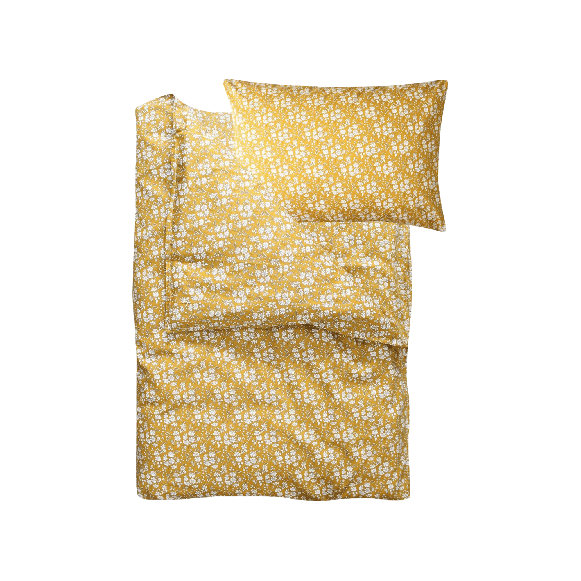 Duvet Set Made With Liberty Fabric Capel Mustard