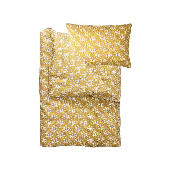 Duvet Set Made With Liberty Fabric Capel Mustard