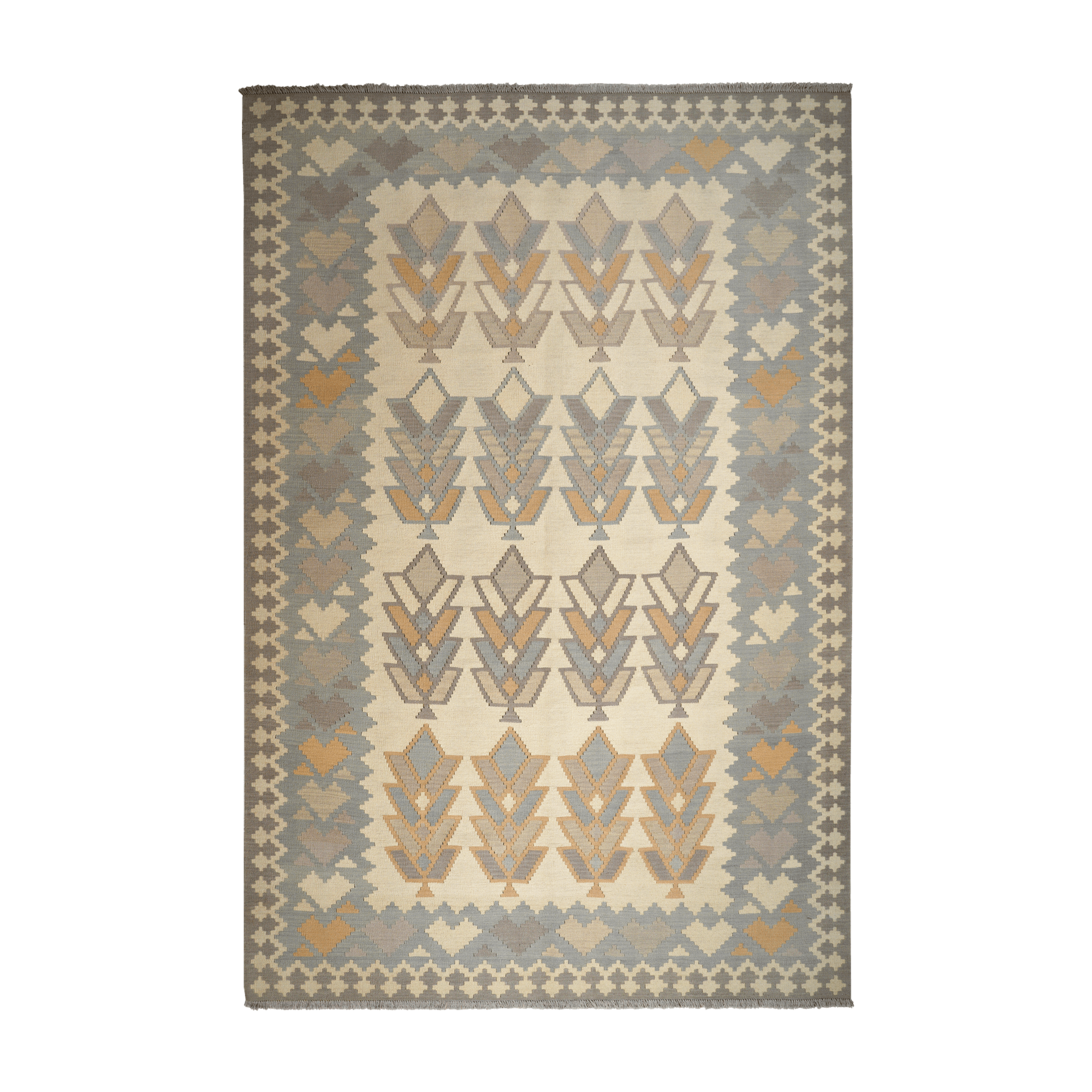 Kilim Gashgai Rug · Hand-Woven - Beige, 302x202 cm
