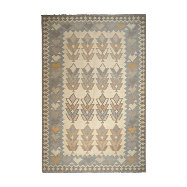 Kilim Gashgai Rug · Hand-Woven - Beige, 302x202 cm