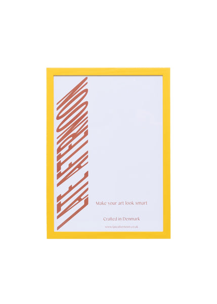 Naples Yellow Wood Picture Frame