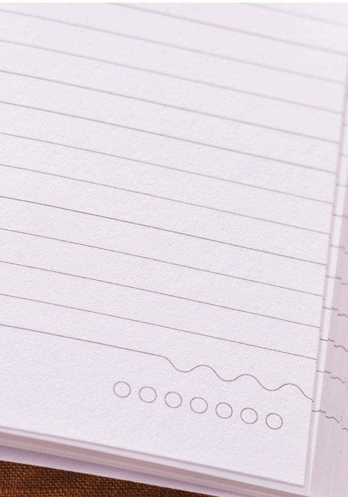 A5 Lay Flat Notebook | Earthy Paper Shapes | Lined - Casa by Josephine Jenno