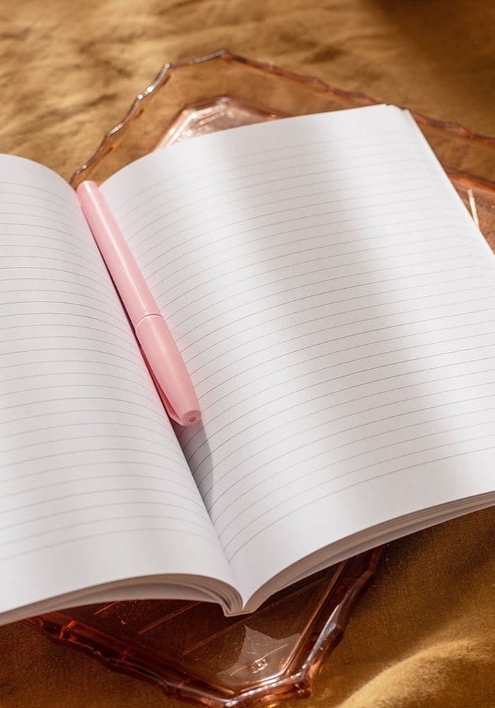 A5 Lay Flat Notebook | Wiggle Wave | Lined - Casa by Josephine Jenno