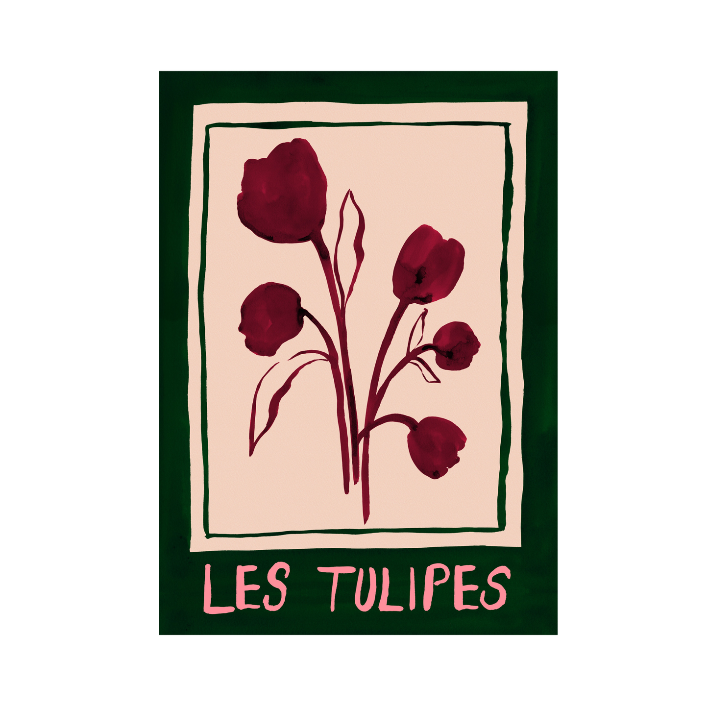 The Tulips (Les Tulipes) - French Floral Art Print