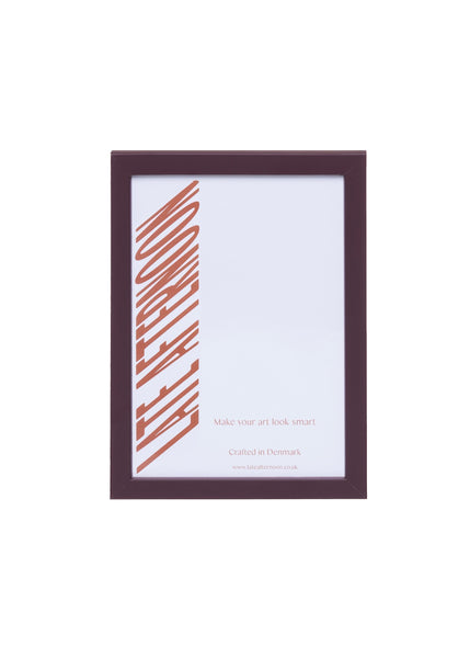 Burgundy Wood Picture Frame