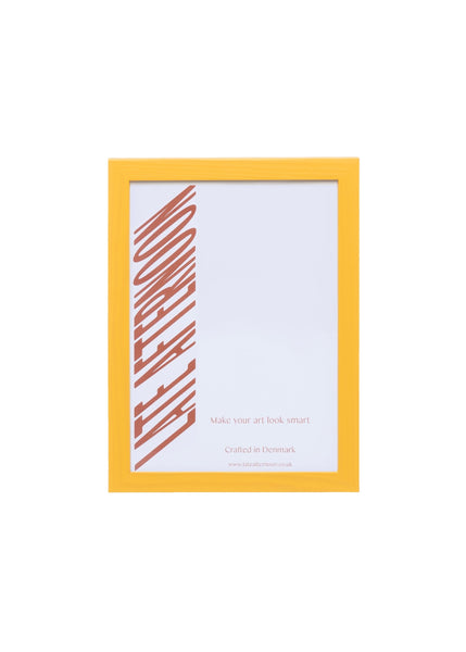 Naples Yellow Wood Picture Frame