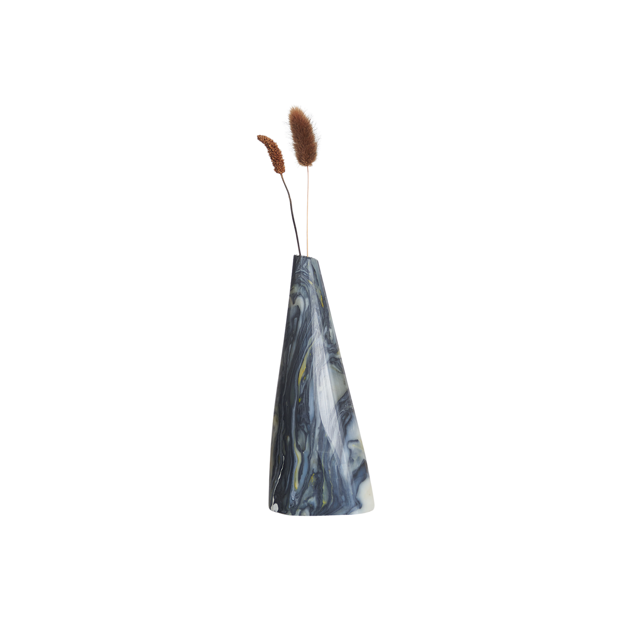 Recycled Plastic Marbled Bud Vase - Silo Peaks