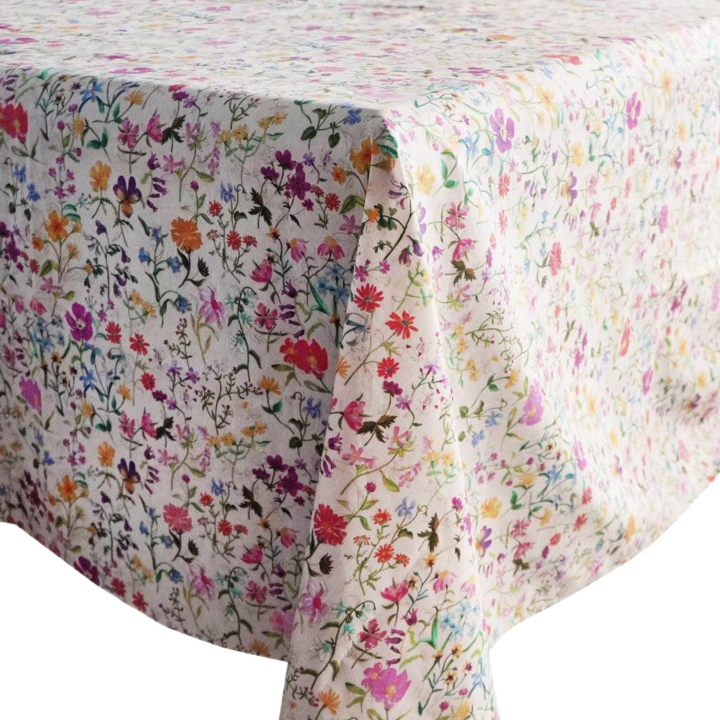 Tablecloth made with Liberty Fabric Linen Garden