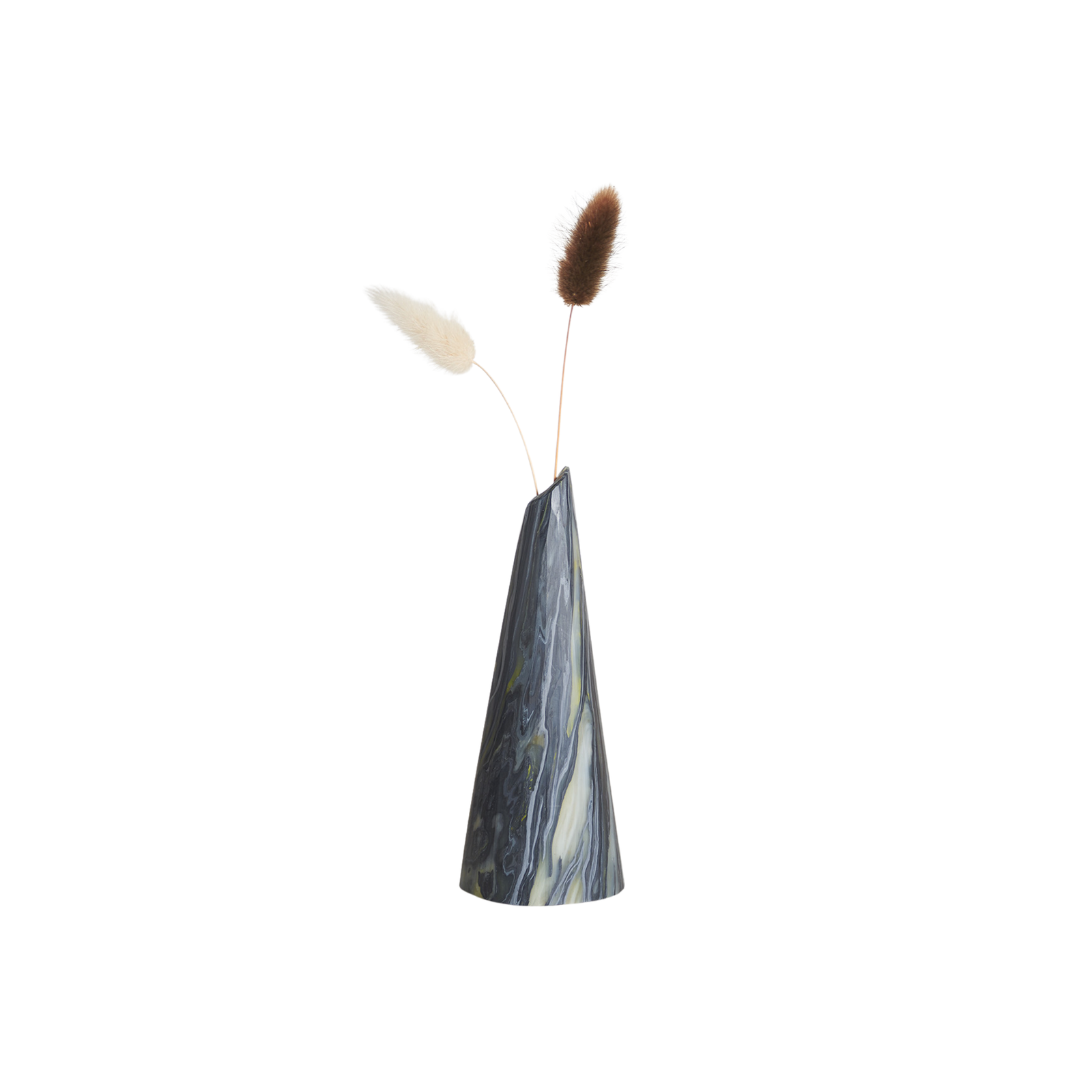 Recycled Plastic Marbled Bud Vase - Silo Peaks