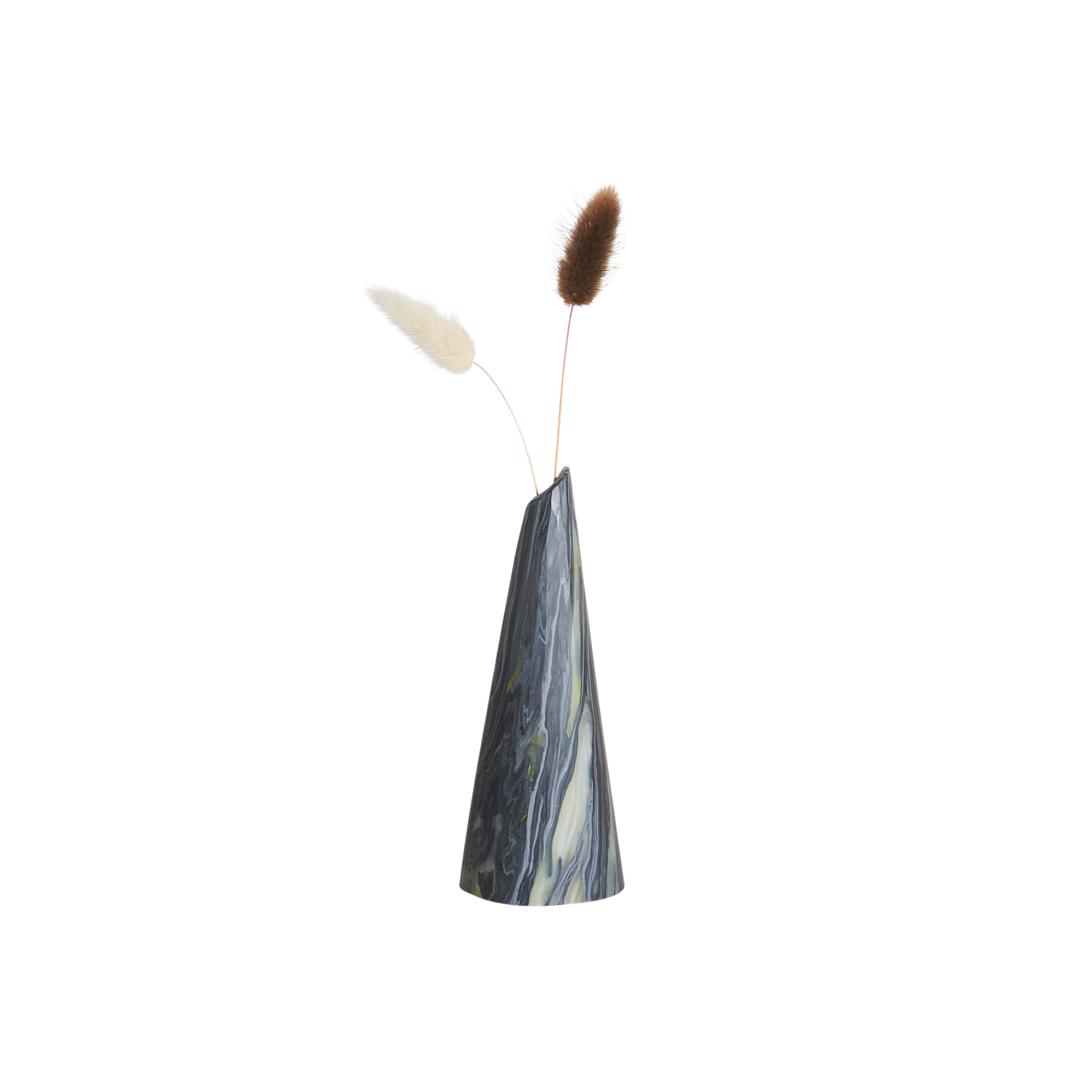 Recycled Plastic Marbled Bud Vase - Silo Peaks