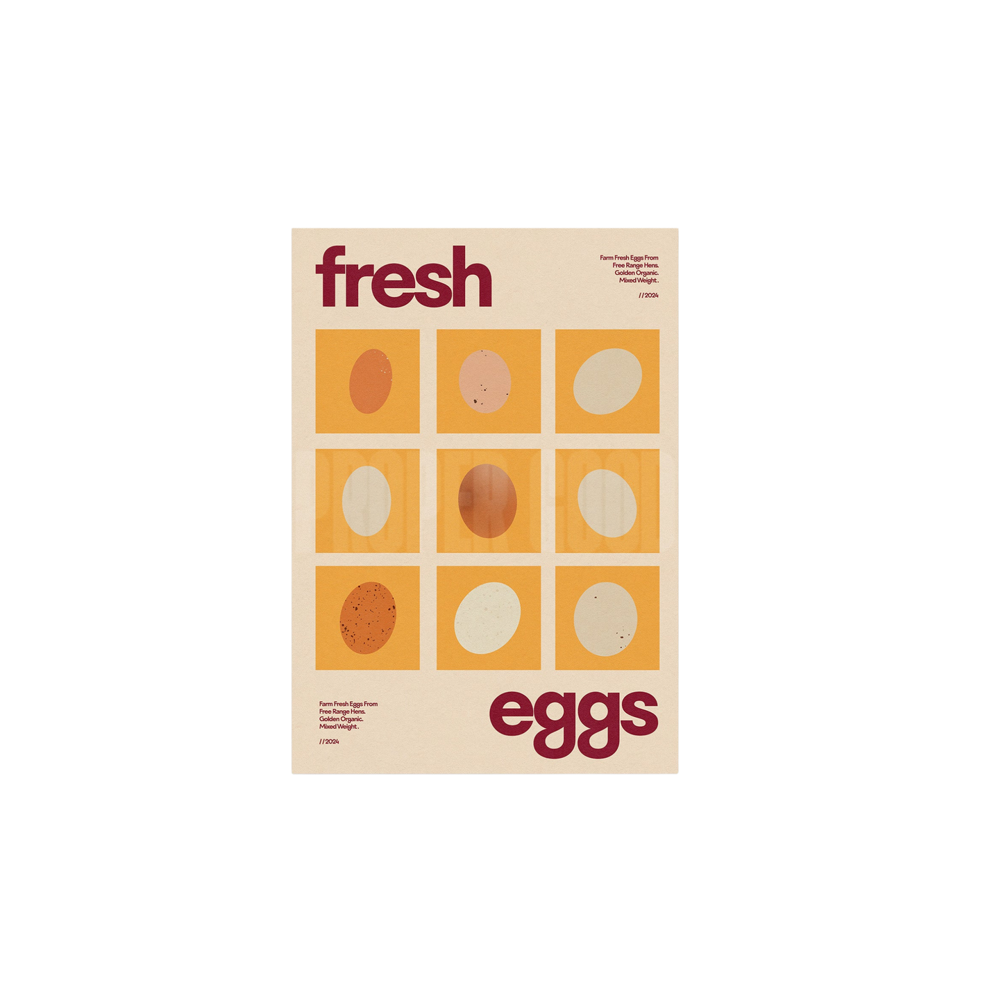 Fresh Eggs Print