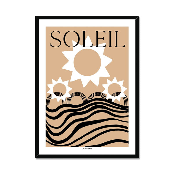 Soleil Abstract (Text) Print