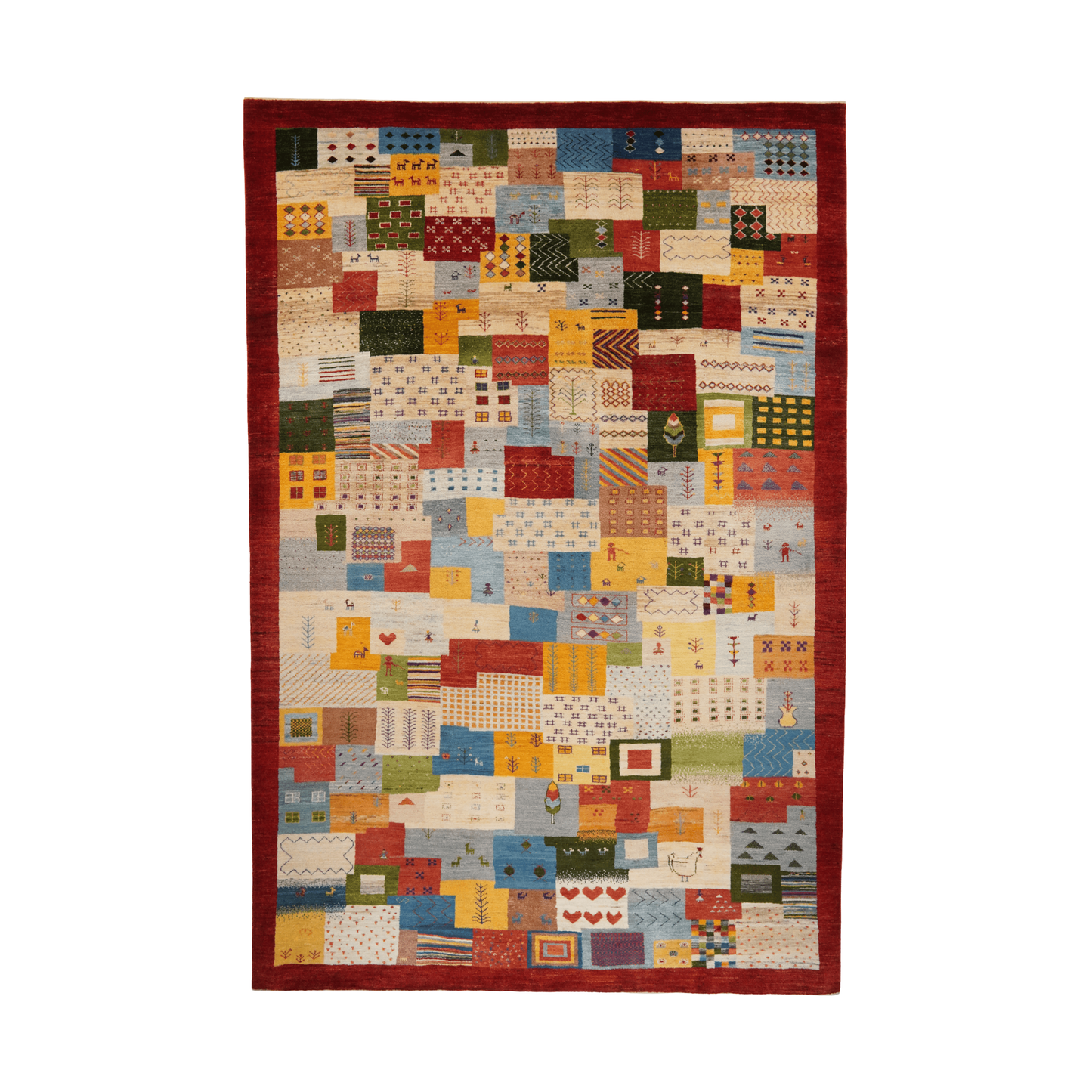 Rizbaf Rug · Hand-Knotted - Multicoloured, 304x205 cm